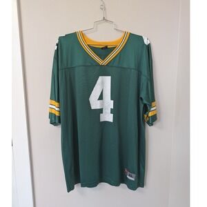 Vintage Nike Brett Favre Green Bay Packers Jersey Mens XL Green NFL Y2K